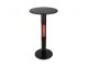 Monti HeatLine Vibe Bartisch mit Heizstrahler 1500 W ø 60 cm (h: 110 cm) - Schwarz
