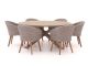 Intenso Tropea/ROUGH-Y ø 180 cm Gartenmöbel-Set 7-teilig