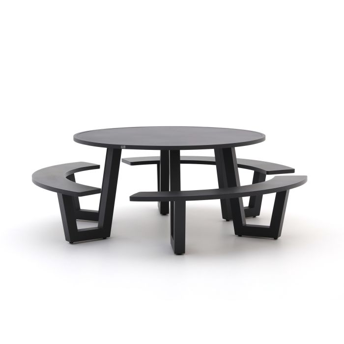 Bellagio Cavoli Picknicktisch ø 150 cm Charcoal (2. Wahl) Kees Smit