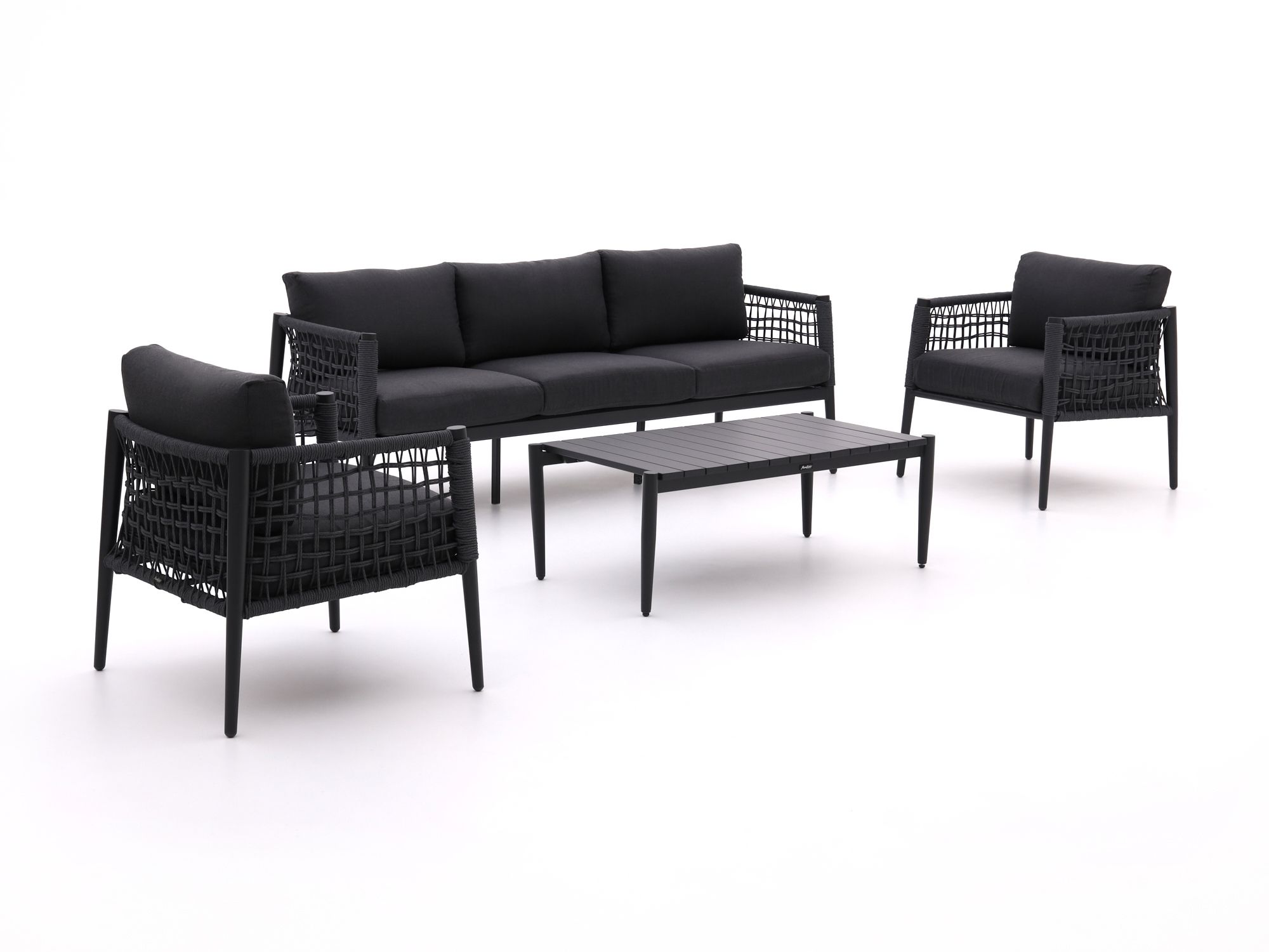 Manifesto Salera Sessel-Sofa Lounge-Set 4-teilig