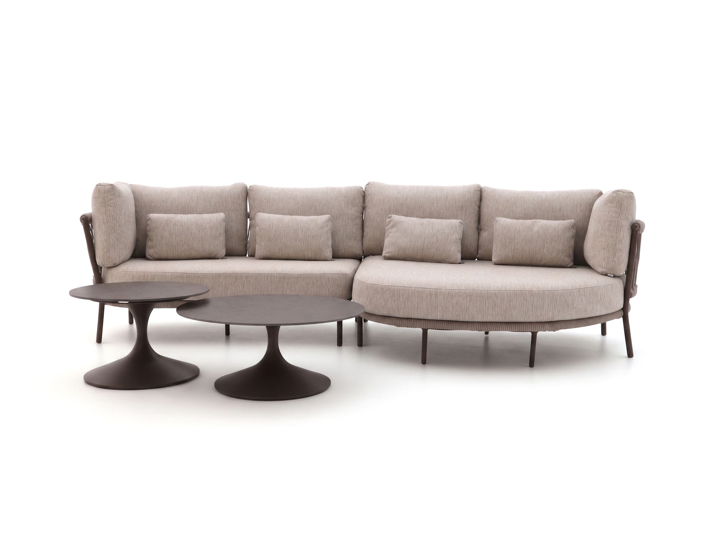 Hartman Dion Chaiselongue Lounge-Set 3-teilig
