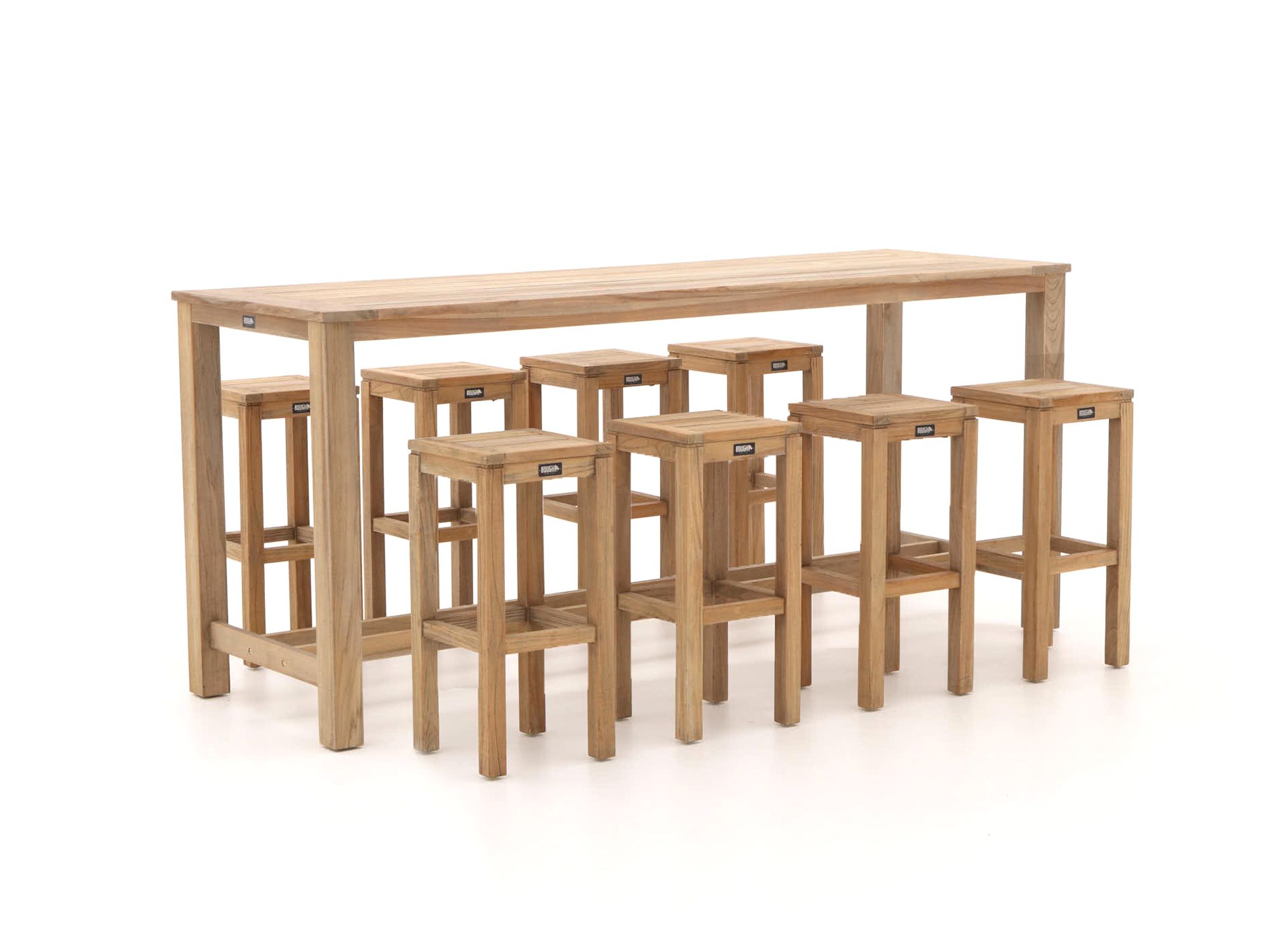 ROUGH-X 240 cm Gartenbar-Set 9-teilig