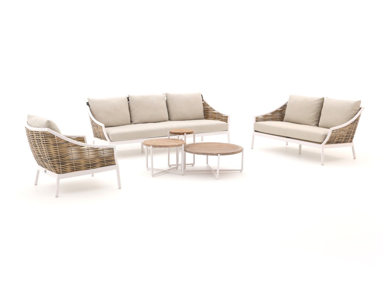 Apple Bee Milou Sessel-Sofa Lounge-Set 6-teilig
