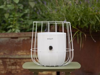 Cosiscoop Basket Tischkamin (ø 26 cm, h: 31 cm) - White