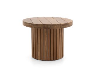 Tierra Outdoor Marapa Loungetisch ø 60 cm (h: 45 cm) - Teakholz