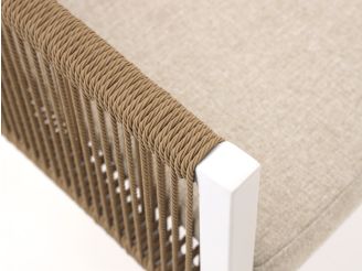 Manifesto Rivola Gartenstuhl - Weiß - Ekrü - Rope (Seil)