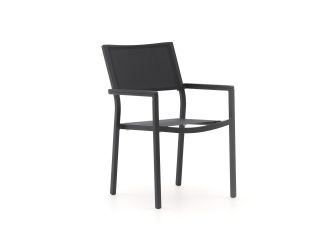 Bellagio Roma/Fidenza 160 cm Gartenmöbel-Set 5-teilig stapelbar