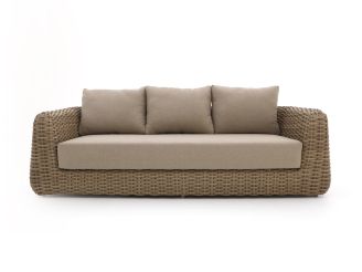 Intenso Tarcento Gartensofa 3-Sitzer 223 cm - Kubu (inkl. Kissen)
