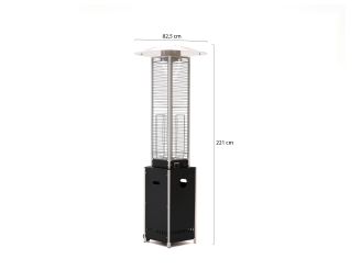 Sunred Flame Torch Gas Stand Heizstrahler - Black