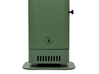 Monti HeatLine Blaze Pellet Heizstrahler 26x26x95 cm - Grün