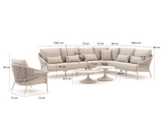 SUNS Santorini/Nova Ecklounge-Set 6-teilig