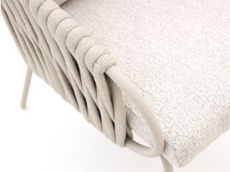 SUNS Dolce Gartenstuhl - Taupe - Beige - Braun - Rope (Seil)