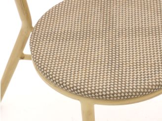 Forza Monate Gartenstuhl stapelbar - Taupe - Beige - Braun - Polyrattan