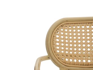 Forza Idrea Gartenstuhl stapelbar - Taupe - Beige - Braun - Polyrattan