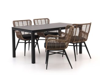 Intenso Asti/La Fonte 160 cm Gartenmöbel-Set 5-teilig