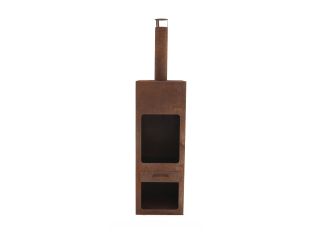 RedFire Jersey XXL Kamin 45x45x186 cm - Rost