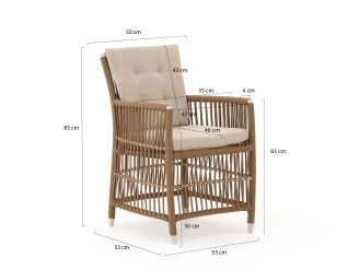 Manifesto Ortello/Linosa 240 cm Gartenmöbel-Set 7-teilig