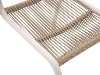 Manifesto Misurina Gartenstuhl stapelbar - Taupe - Beige - Braun - Rope (Seil)
