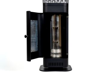 Monti HeatLine Blaze Pellet Heizstrahler 26x26x95 cm - Schwarz