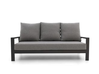 Tierra Outdoor Musone Gartensofa 3-Sitzer 199 cm - Charcoal (inkl. Kissen)