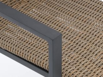 Manifesto Villongo Gartenstuhl stapelbar - Taupe - Beige - Braun - Polyrattan