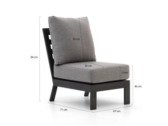 Tierra Outdoor Musone Lounge Mittelelement 61 cm