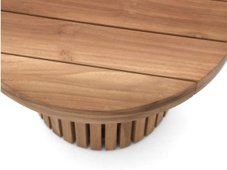 Tierra Outdoor Marapa Loungetisch ø 60 cm (h: 45 cm) - Teakholz