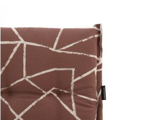 Madison Hochlehner Auflage 120x50 cm - Graphic Red Natural Outdoor Finishing