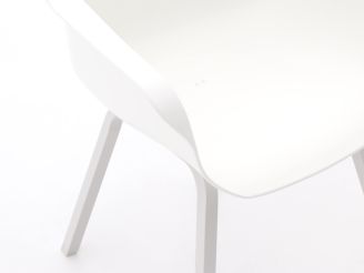 Hartman Sophie Element Gartenstuhl - Weiß - Ekrü - Kunststoff