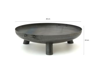 RedFire Salo Feuerschale ø 80 cm - Industrial Grey