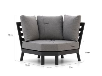 Tierra Outdoor Musone Lounge Eckelement 102 cm