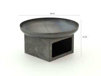 RedFire Juva Feuerschale ø 80 cm - Industrial Grey