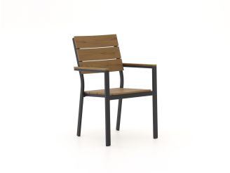 Bellagio Fidenza 160 cm Gartenmöbel-Set 5-teilig stapelbar