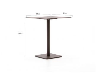 SUNS Nova Low Bartisch 80x80x95 cm - Sintered stone