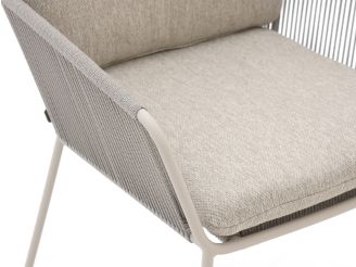 SUNS Punta Gartenstuhl - Taupe - Beige - Braun - Rope (Seil)