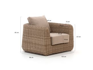Intenso Tarcento Gartensessel - Taupe - Beige - Braun - Polyrattan
