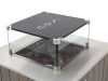 Cosi Coverplate Glas Set Size M - Black