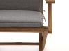 Auflage 83x42 cm für Klappstuhl Country/Leeds - Grau Melange