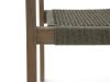 ROUGH Batang Rope Gartenstuhl stapelbar - Grau - Anthrazit - Rope (Seil)