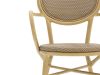 Forza Monate Gartenstuhl stapelbar - Taupe - Beige - Braun - Polyrattan