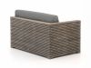 ROUGH-C/Cosiraw Ecklounge-Set mit Feuertisch 4-teilig