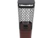 Monti HeatLine Blaze Pellet Heizstrahler 26x26x95 cm - Rot