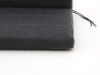 Fiber Outdoor Kissen Auflage Niedriglehner 92x46cm - Dunkelgrau Melange