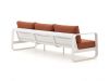 Forza Liri Sessel-Sofa Lounge-Set 4-teilig