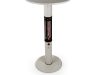 Monti HeatLine Vibe Bartisch mit Heizstrahler 1500 W ø 60 cm (h: 110 cm) - Beige