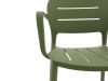 Forza Pazzia Gartenstuhl stapelbar - Grün - Kunststoff