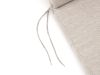 Fiber Outdoor Kissen Auflage Niedriglehner 92x46cm - Sand Melange