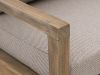 ROUGH Batang Gartensofa 160 cm - Old Teak Greywash (inkl. Kissen Storm Sand)