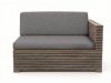 ROUGH-C/Cosiraw Ecklounge-Set mit Feuertisch 4-teilig