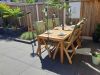 Sunyard Liverpool Gartentisch 210x90cm - Teakholz